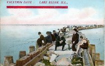 Postcard #14  Vacation Days  Lake Bluff, IL